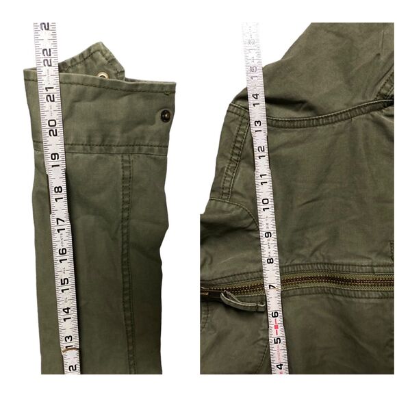 Madewell Passage Utility Cargo Jacket Size XS Olive Army Green 100% Cotton - Picture 12 of 12